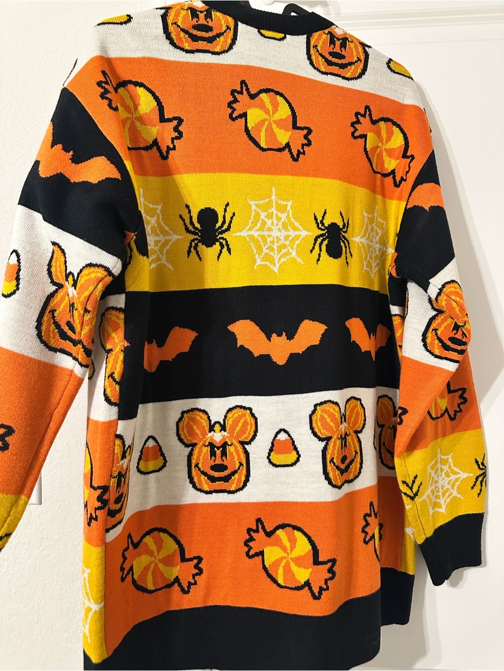Disney Halloween Knit Cardigan in Orange, Yellow & Black - Picture 2 of 2